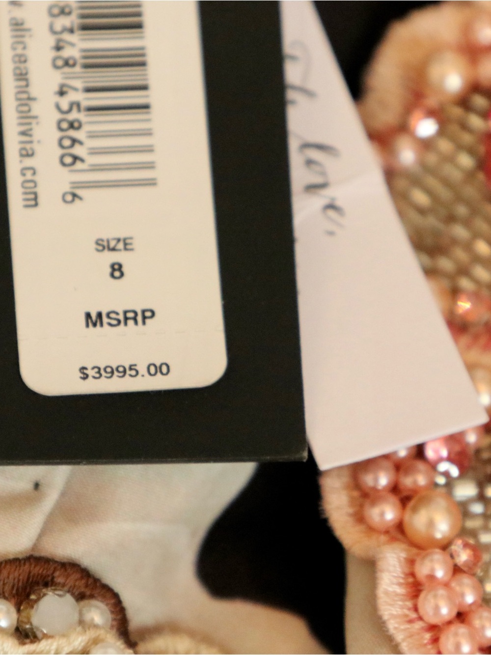 ALICE + OLIVIA MAXINE EMBELLISHED GOWN - Picture 16 of 17